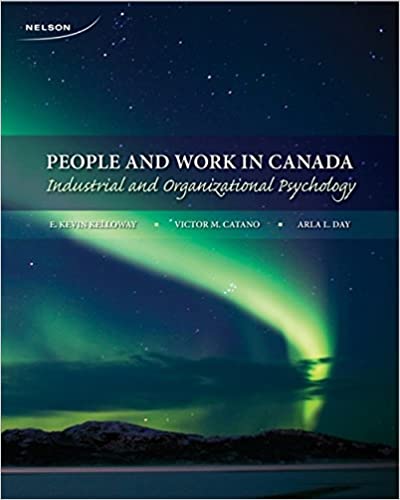 People and Work in Canada: Industrial and Organizational Psychology - Original PDF